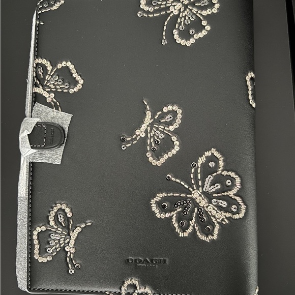Black Butterfly Embroidered Notebook - Picture 2 of 2